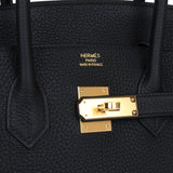 Hermes Birkin 35 Black Togo Gold Hardware