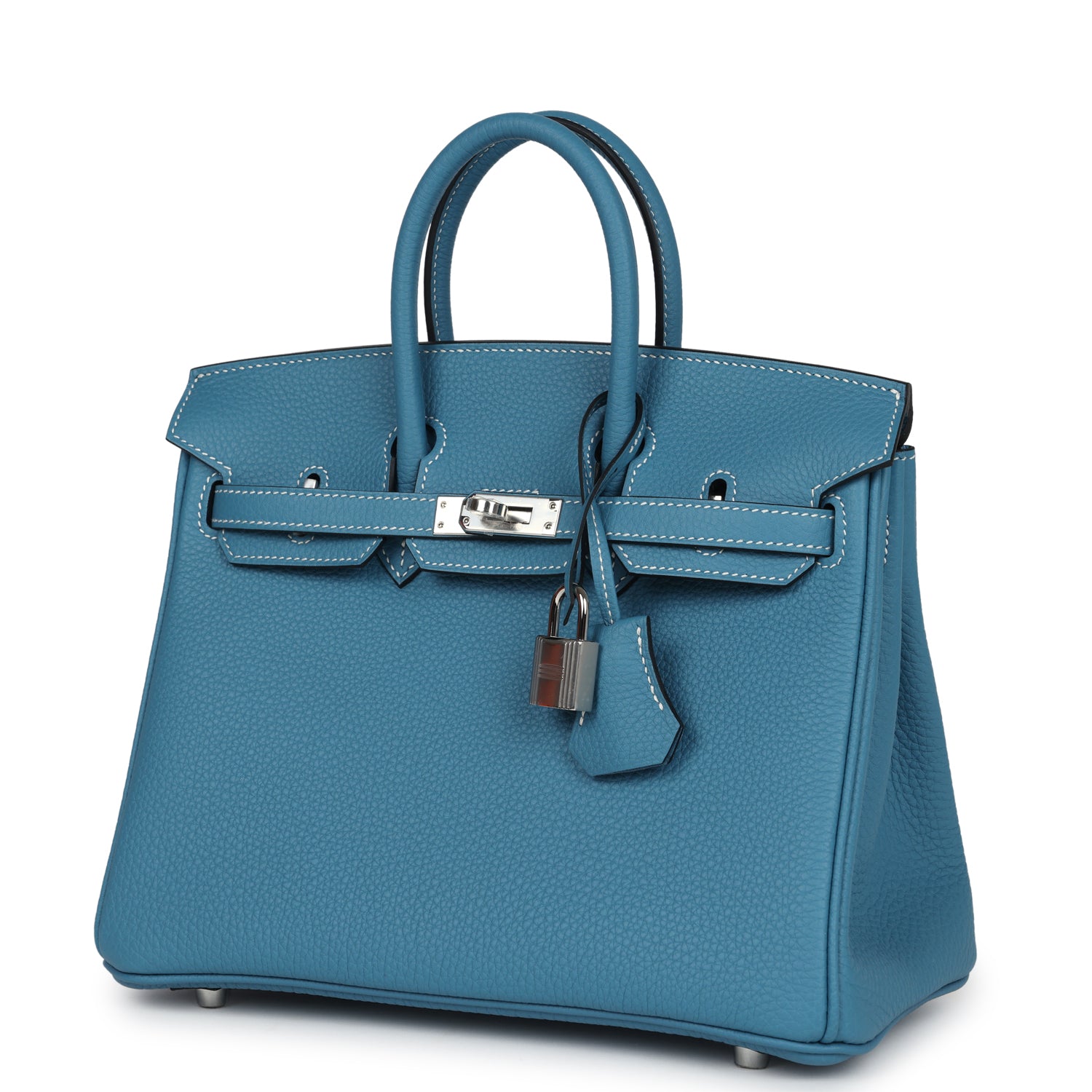 Hermes Birkin 25 Blue Jean Togo Palladium Hardware – Madison Avenue Couture