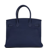 Hermes Birkin 30 Bleu Nuit Togo Gold Hardware