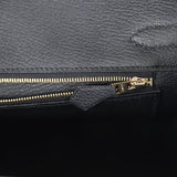 Hermes Birkin 30 Black Togo Gold Hardware