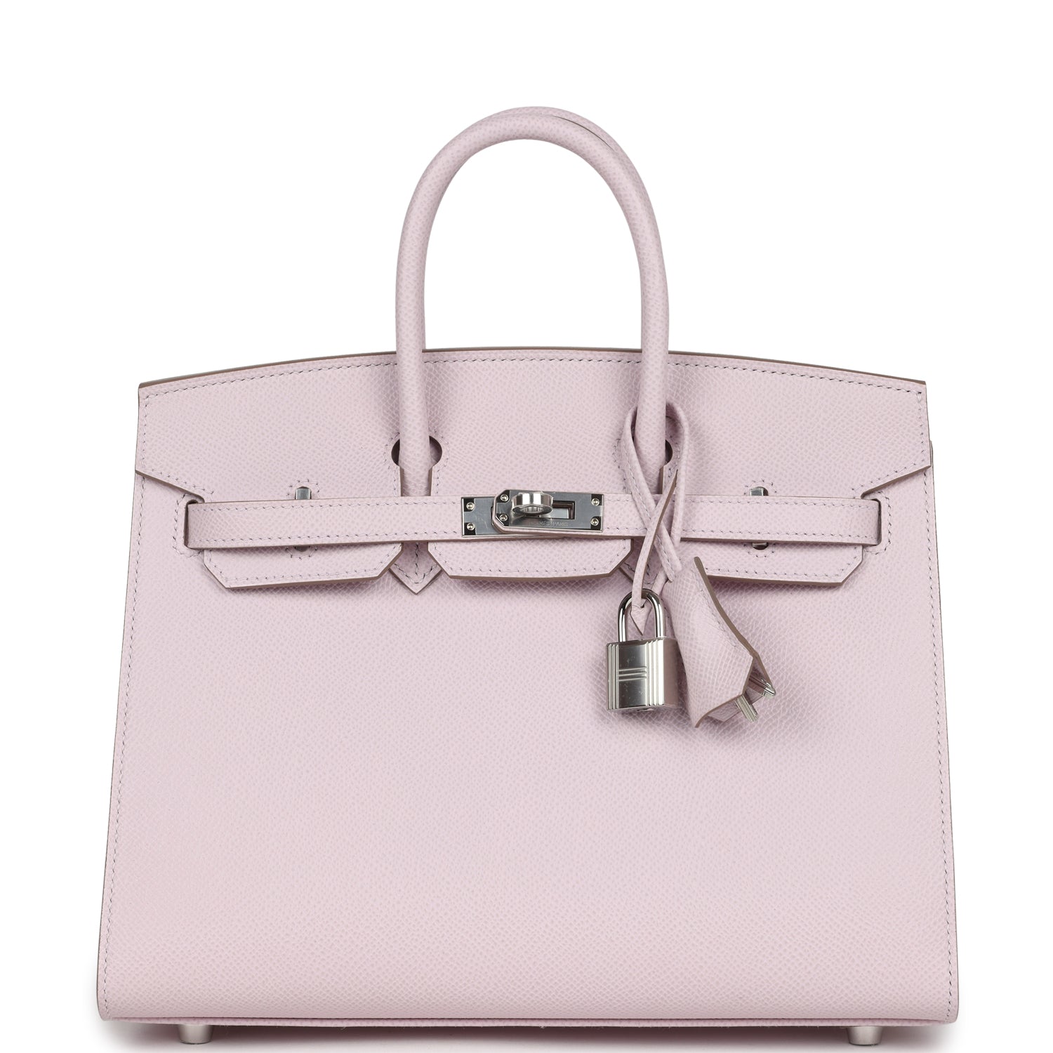 Hermes Birkin Sellier 25 Mauve Pale Epsom Palladium Hardware – Madison ...