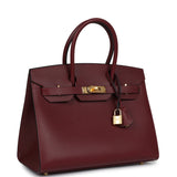 Hermes Birkin Sellier 30 Rouge H Madame Gold Hardware