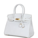 Hermes Birkin 30 White Epsom Gold Hardware