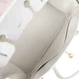 Hermes Birkin 30 White Epsom Gold Hardware