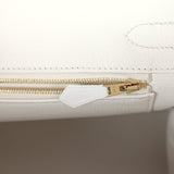 Hermes Birkin 30 White Epsom Gold Hardware