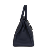 Hermes Birkin 35 Bleu Nuit Verso Togo Palladium Hardware