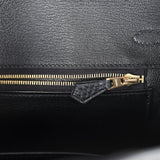 Hermes Birkin 25 Black Togo Gold Hardware