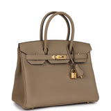 Hermes Birkin 30 Beige Marfa Togo Gold Hardware