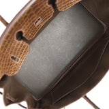 Pre-owned Hermes Birkin 35 Gris Elephant Matte Alligator Palladium Hardware - Thumbnail View 8
