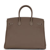 Hermes Birkin 35 Etoupe Togo Palladium Hardware