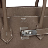 Hermes Birkin 35 Etoupe Togo Palladium Hardware