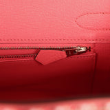 Custom "Paisley Bandana" Swarovski Crystal Hermes Birkin 30 Rose Azalee Clemence Palladium Hardware - Thumbnail View 8