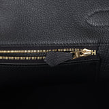 Hermes Birkin 35 Black Togo Gold Hardware