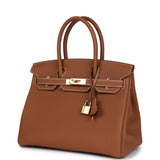 Hermes Birkin 30 Gold Togo Gold Hardware