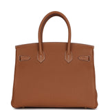 Hermes Birkin 30 Gold Togo Gold Hardware