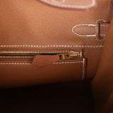 Hermes Birkin 25 Gold Togo Gold Hardware