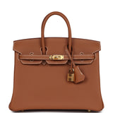 Hermes Birkin 25 Gold Togo Gold Hardware