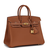 Hermes Birkin 25 Gold Togo Gold Hardware