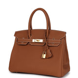 Hermes Birkin 30 Gold Togo Gold Hardware