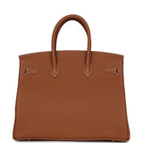 Hermes Birkin 35 Gold Togo Gold Hardware