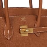 Hermes Birkin 35 Gold Togo Gold Hardware