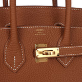 Hermes Birkin 25 Gold Togo Gold Hardware