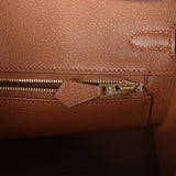 Hermes Special Order (HSS) Birkin 25 Craie and Gold Togo Rose Gold Hardware