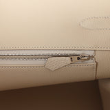 Hermes Birkin 35 Craie Togo Palladium Hardware