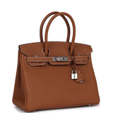 Hermes Birkin 30 Gold Togo Palladium Hardware