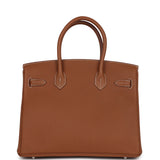 Hermes Birkin 30 Gold Togo Palladium Hardware