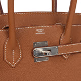 Hermes Birkin 30 Gold Togo Palladium Hardware