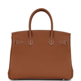 Hermes Birkin 30 Gold Togo Palladium Hardware