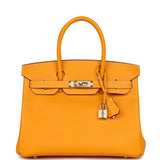 Hermes Birkin 30 Jaune D'or Candy Epsom Permabrass Hardware