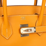 Hermes Birkin 30 Jaune D'or Candy Epsom Permabrass Hardware