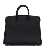 Hermes Birkin 25 Black Togo Palladium Hardware