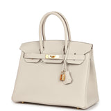 Hermes Birkin 30 Craie Togo Gold Hardware