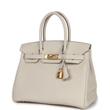 Hermes Birkin 30 Craie Togo Gold Hardware