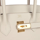 Hermes Birkin 30 Craie Togo Gold Hardware