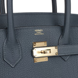 Hermes Birkin 30 Gris Misty Togo Permabrass Hardware