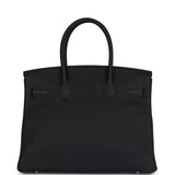 Hermes Birkin 30 Black Togo Palladium Hardware