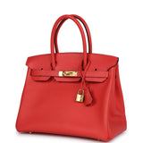 Hermes Birkin 30 Rose Jaipur Epsom Gold Hardware