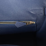 Hermes Birkin 30 Bleu Navy Togo Gold Hardware