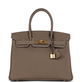 Hermes Birkin 30 Etoupe Togo Gold Hardware