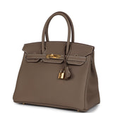 Hermes Birkin 30 Etoupe Togo Gold Hardware