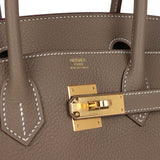 Hermes Birkin 30 Etoupe Togo Gold Hardware