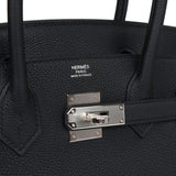 Hermes Birkin 30 Black Togo Palladium Hardware