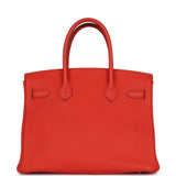 Hermes Birkin 30 Rouge Tomate Togo Gold Hardware