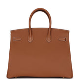 Hermes Birkin 35 Gold Togo Gold Hardware