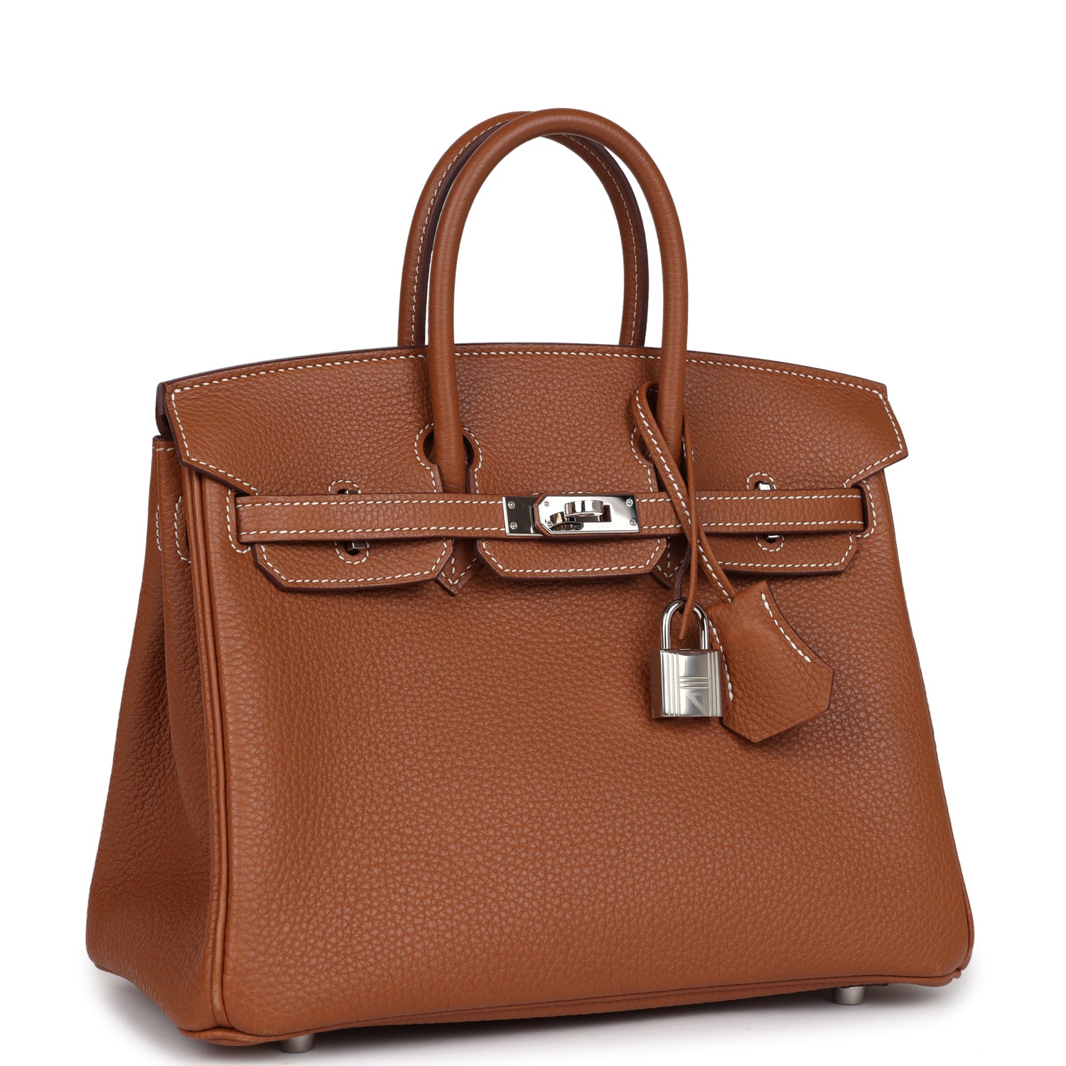 Pre-owned Hermes Birkin 25 Gold Togo Palladium Hardware – Madison ...