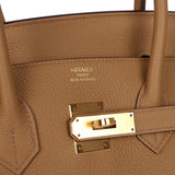 Hermes Birkin 35 Biscuit Togo Gold Hardware